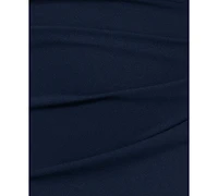 Xscape Plus One-Shoulder Ruffle Ball Gown