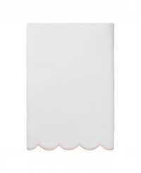 Linum Home Adornia Scallop Cotton Bath Towel, 27" x 54"