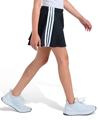 adidas Girls' 8-16 Elastic Waistband Faux Wrapped Skort