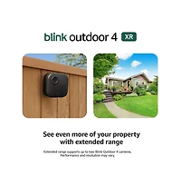 Blink Outdoor 4 Xr Wireless Smart 1080p Security Camera with Two Year Battery Life – 4 Camera System