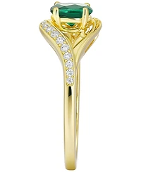 Macy's Lab Grown Multi Gemstone Ring Sterling Silver (also 14k Gold Over Silver)