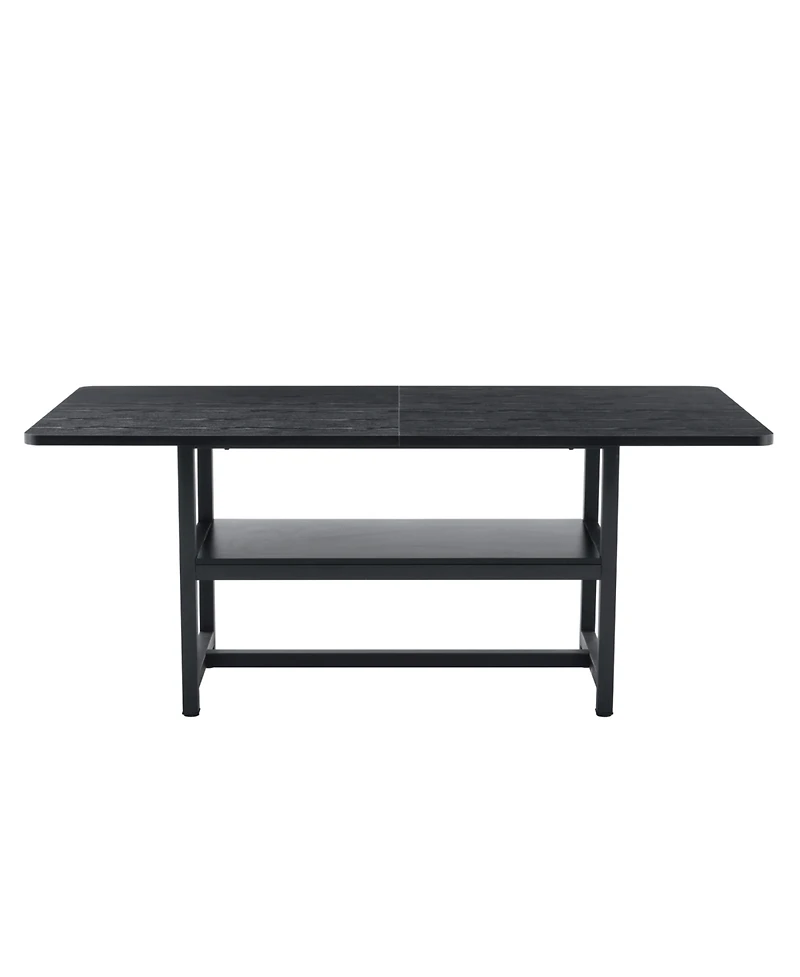 Streamdale Furniture Streamdale Dining table with storage platform