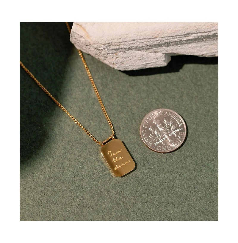 Mantra One Day At A Time Note To Self Silver