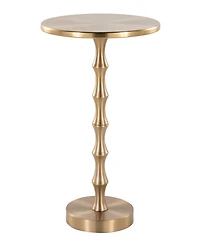 Lumisource 26.75" Metal Bora Contemporary Accent Table