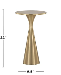 Lumisource 22" Metal Gemma Contemporary Side Table