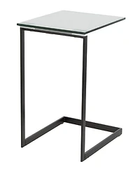 Lumisource 22.5" Glass Zenn Contemporary End Table