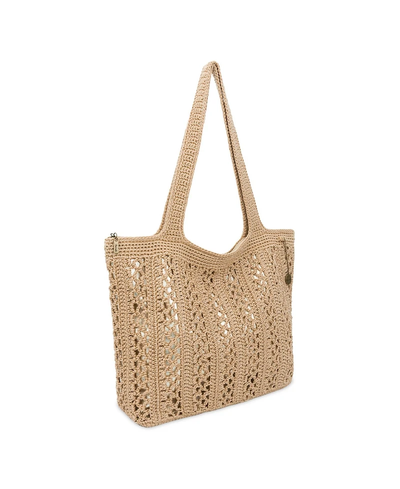The Sak Classic Large Crochet Carryall Tote Bag