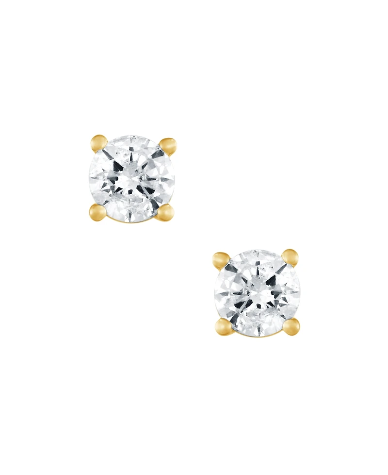 Macy's Diamond Stud Earrings (1/2 ct. t.w.) in 14K Yellow Gold