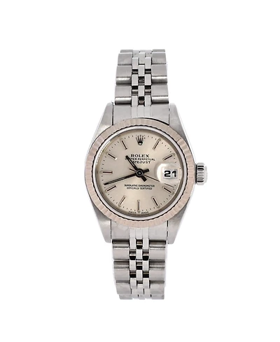 Pre-Owned Rolex Oyster Perpetual Datejust Automatic Watch in Stainless Steel and White Gold 26mm