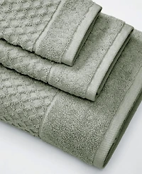 Linery & Co. Quick-Drying Cotton Diamond Waffle Textured 2-Piece Bath Sheet Set