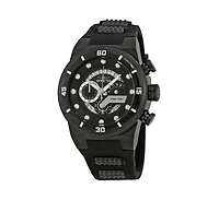 Invicta Men's 24228 S1 Rally Quartz Multifunction Black Dial Watch