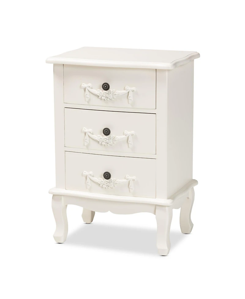 Furniture Callen 13.7" Wood Traditional Finished End Table