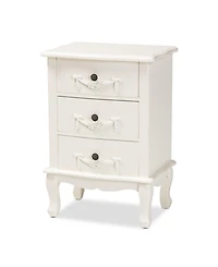 Furniture Callen 13.7" Wood Traditional Finished End Table