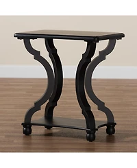 Boxton Studio Cianna 22" Wood Traditional End Table