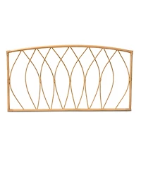 Furniture Halia 2" Rattan Bohemian Queen Wall-mount Headboard