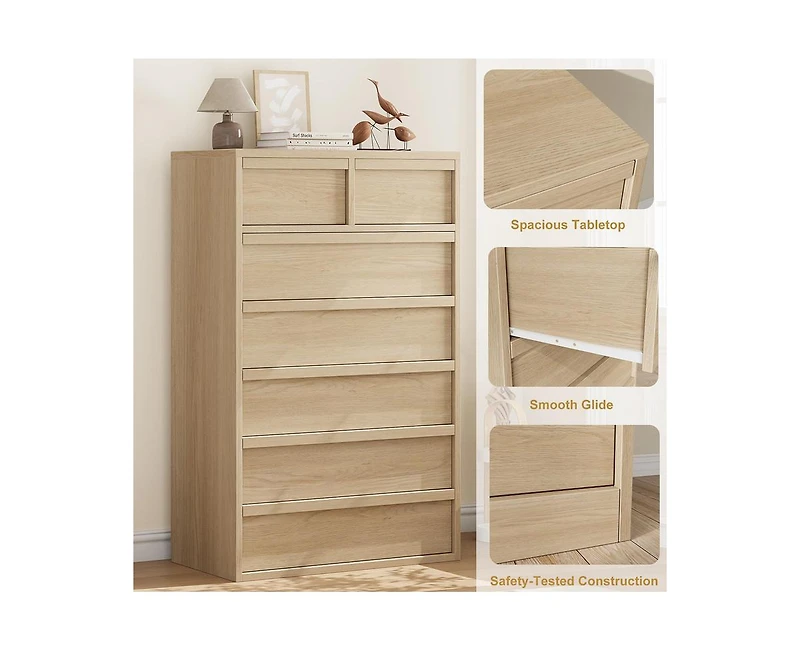 Gaomon 7-Drawer Dresser for Bedroom