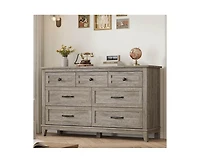 gaomon 54" Wide Drawer Dresser with Storage Freestanding