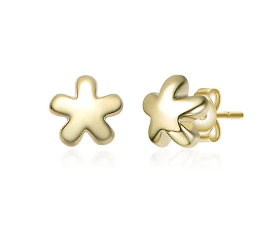 GiGiGirl 14K Gold Plated Star Shaped Stud Earrings