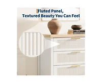 gaomon Fluted Dresser for Bedroom