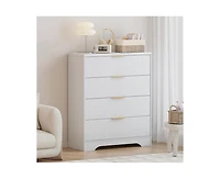 gaomon Fluted 5 Drawer Dresser for Bedroom