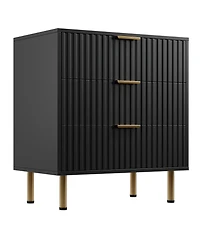 Gaomon Fluted Drawer Storage Dresser