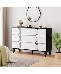 gaomon 6-Drawer, 47.24" x 15.75" 32.48", for Bedroom or Living Room Dresser
