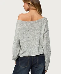 Edikted Women's Florentina Off Shoulder Sweater
