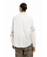 Desigual Women's Long-sleeved paradise shirt