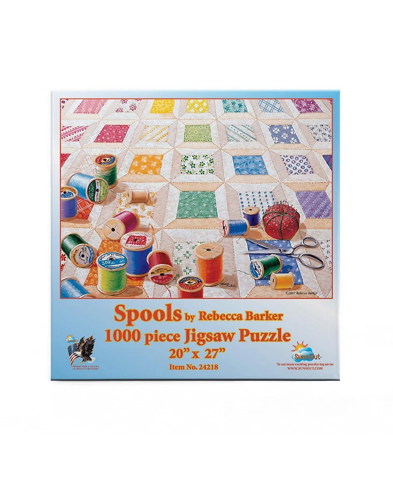 SunsOut Spools 1000 piece Jigsaw Puzzle for Adults