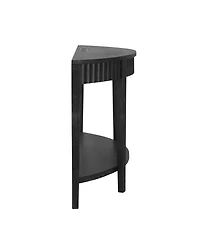 Streamdale Furniture 55" Wood Veneer Open Shelf Entry Table