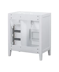 Casainc 30" Bathroom Vanity, Cabinet Base Only, Bathroom Cabinet with Drawers