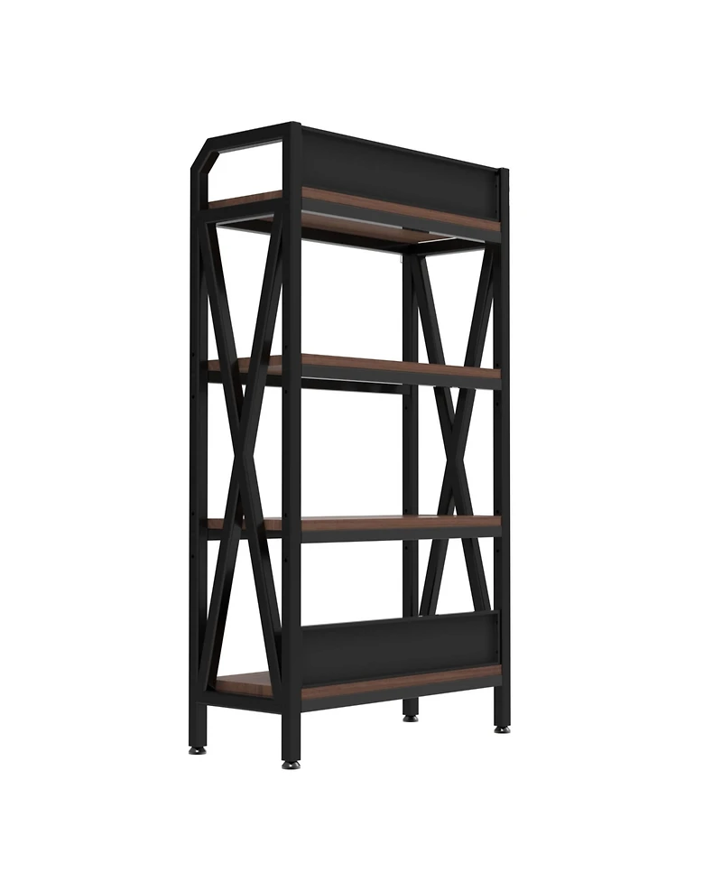 Streamdale 56" Baker's Rack 4-Tier Metal/Wood Kitchen Storage Organizer