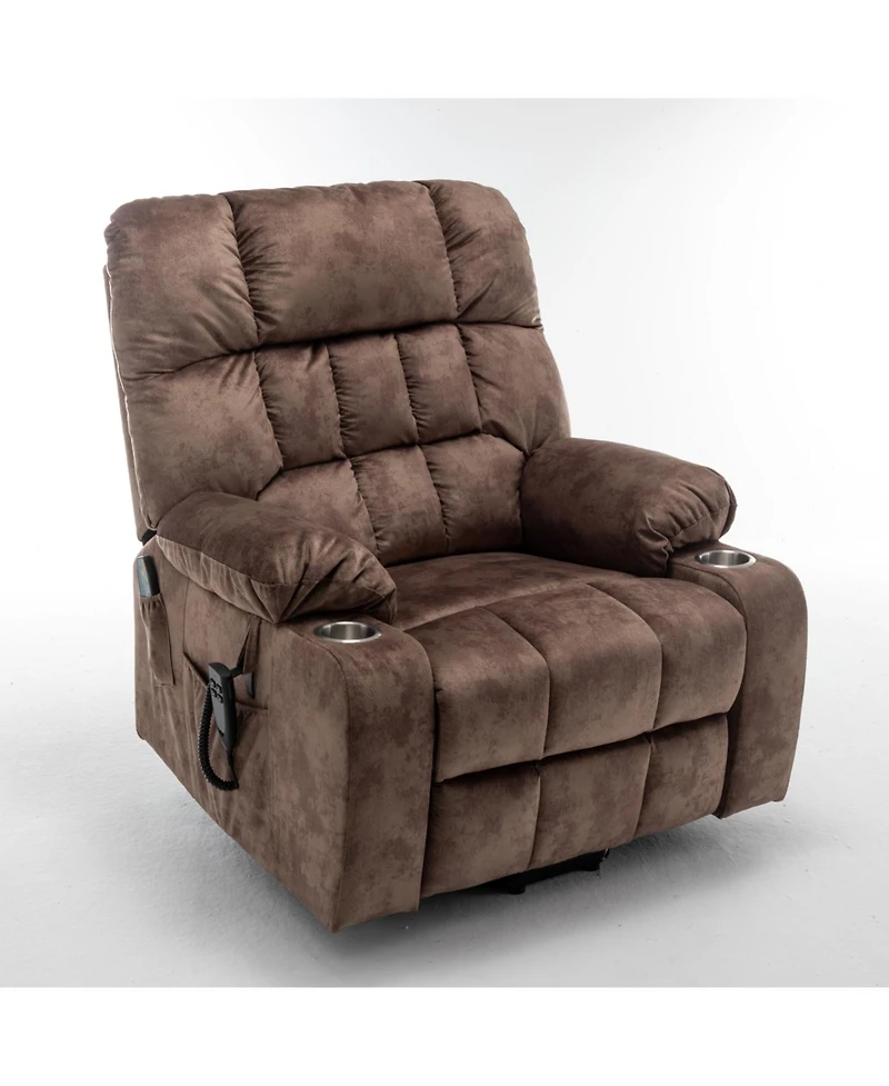 Streamdale Big & Tall Lift Chair w/ Heat & Massage, 2 Okin Motors