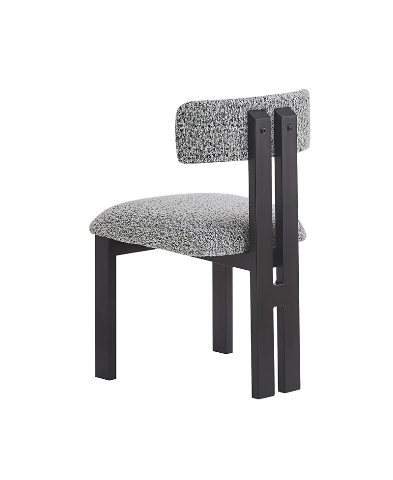 Streamdale Furniture Streamdale Upholstered Armless Dining Chairs With Metal Legs (Set of 2)