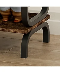 Streamdale Furniture 5-Tier Industrial Bookshelf, Open Home Office Shelving