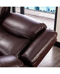 Streamdale Furniture Breathable Leather Manual Reclining recliner chair for living room