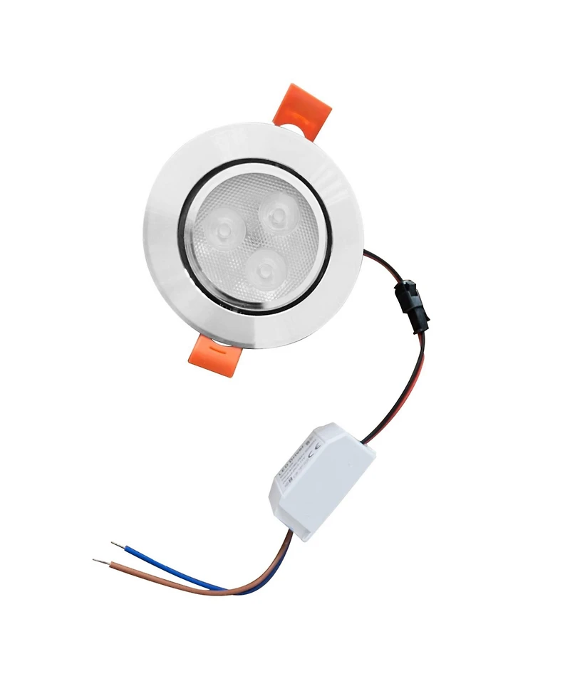 Streamdale Furniture Led Lighted Modern Bookcase Set