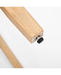 Streamdale Furniture Farmhouse Rattan Dining Chairs, Set of 2, Gray