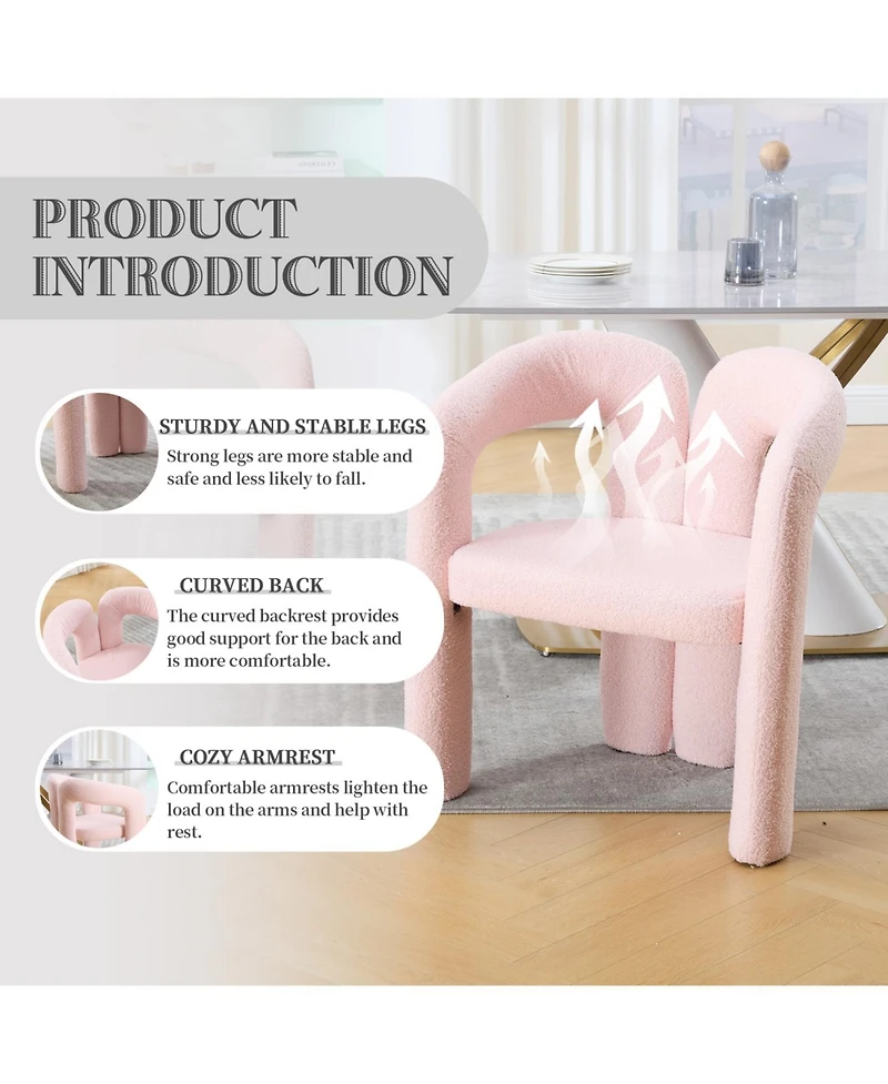 Streamdale Furniture Streamdale Velvet Accent/Dining Chair