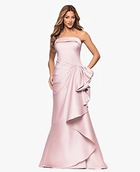 Xscape Women's Gathered Strapless Gown