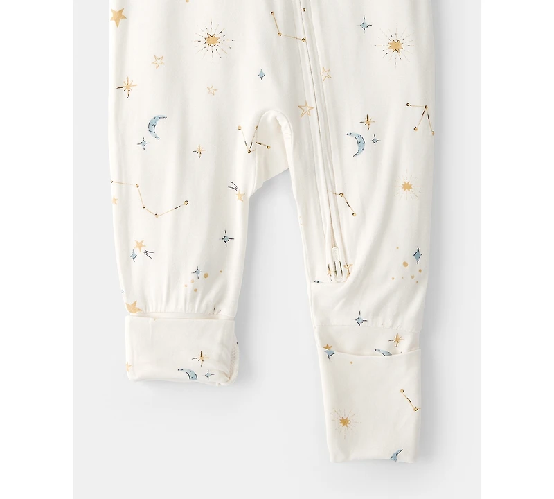 Carter's Baby Boys' or Girls' Constellation 2-Way Zip Sleep and Play Pajama