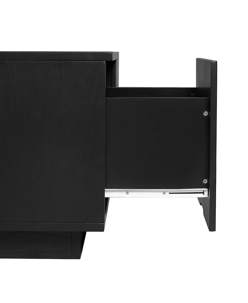 Streamdale Furniture 33.25" Square Coffee Table with 4 Drawers