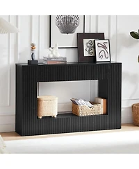 Streamdale Furniture 55" Modern Slatted Console/Entryway Table