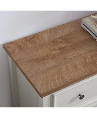 Streamdale Modern 7-Drawer Dresser, Cabinet for Living Room in Beige