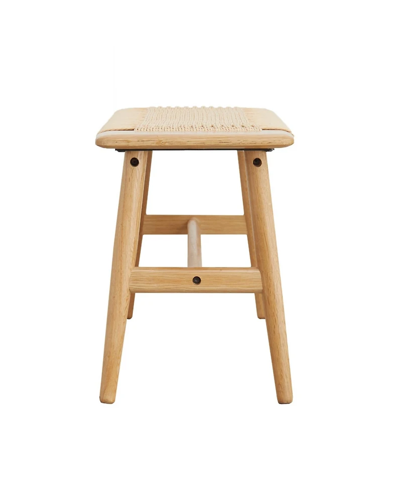 Streamdale Furniture Woven Oak Bench