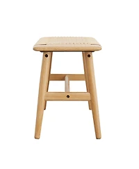 Streamdale Furniture Woven Oak Bench