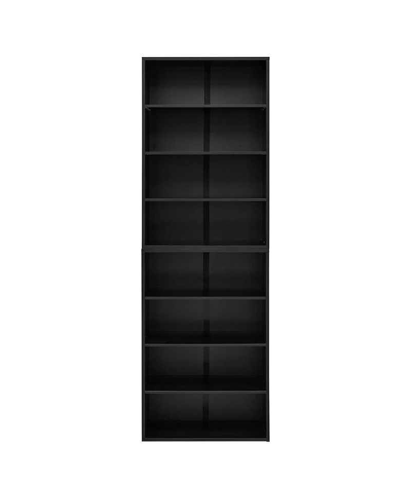 Streamdale Furniture Cd Dvd Storage Cabinet Bookcase Adjustable Shelf