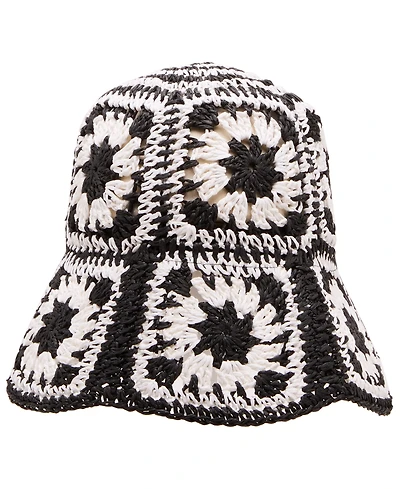 Steve Madden Bright Nomad Straw Bucket Hat