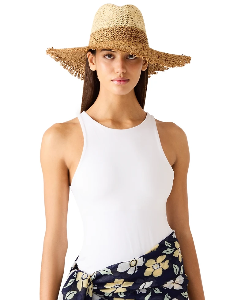 Steve Madden Split Decision Crochet Panama Hat