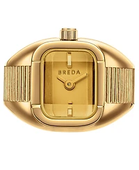 Breda Women's 'Nocturne' Gold Expandable Ring Watch